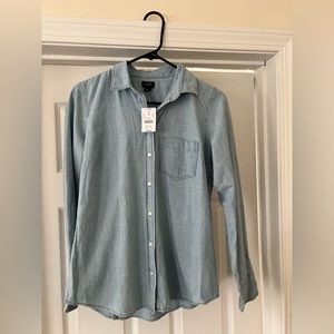 J.Crew Factory Chambray Shirt NWT Size Small and Medium available